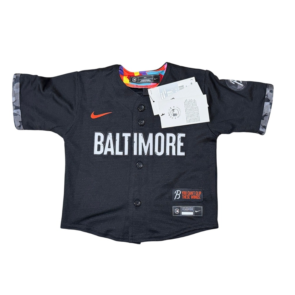 Nike Baltimore Orioles City Connect Rutschman 35 Jersey Toddler 24M Black NWT